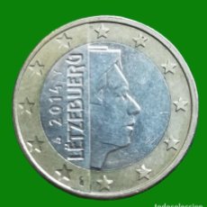 Monedas antiguas de Europa: LUXEMBURGO 1 EURO; AÑO 2014; KM# 92; CIRCULADA (BC+)