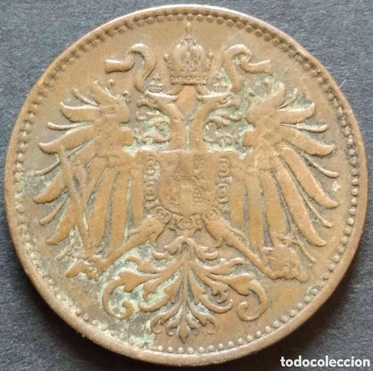 Monedas antiguas de Europa: MONEDA - AUSTRIA 2 HELLERS 1894 - Foto 2