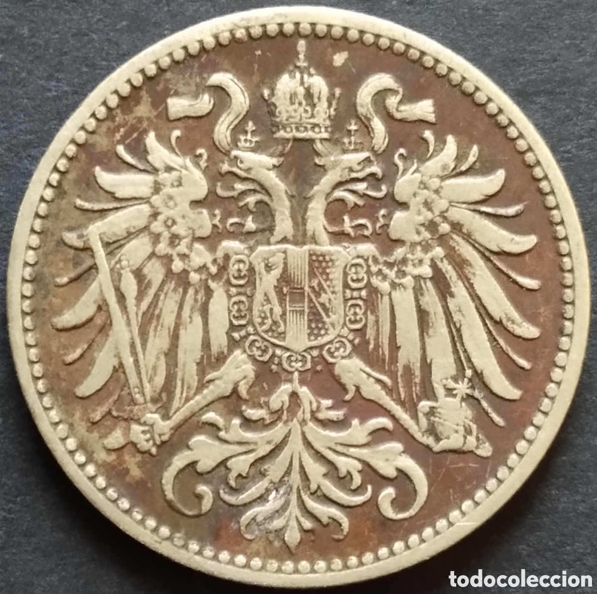 Monedas antiguas de Europa: MONEDA - AUSTRIA 10 HELLERS 1915 - Foto 2