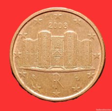 Monedas antiguas de Europa: ITALIA 1 CENTIMO EUROS; AÑO 2008; KM# 210; CIRCULADA (BC); (RF ITA-2008-01)