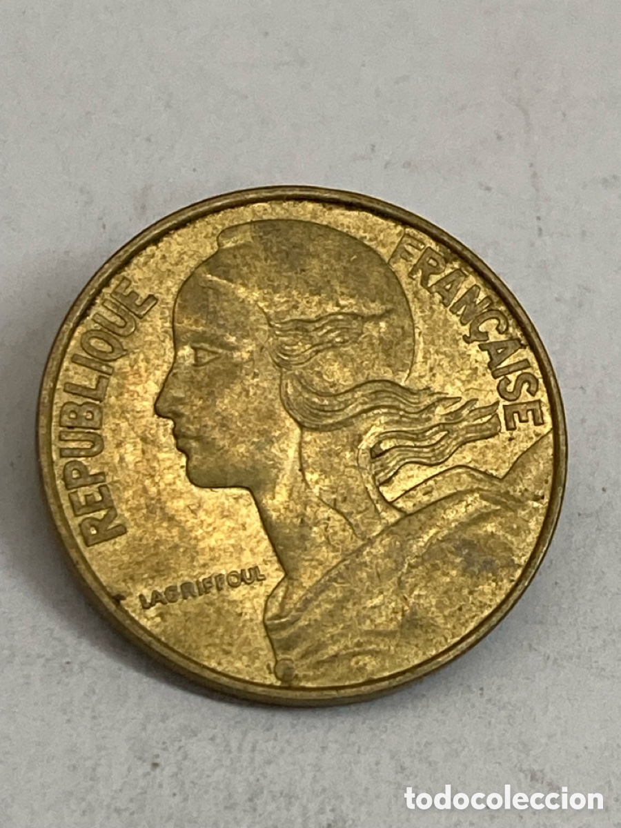Monedas antiguas de Europa: Moneda 20 c&eacute;ntimos 1976 L21 - Foto 2