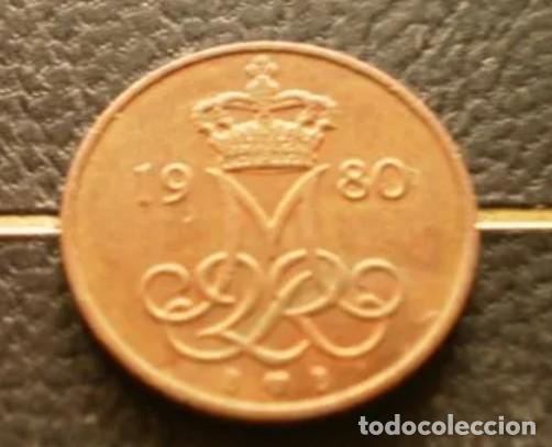Monedas antiguas de Europa: ~ MONEDA DINAMARCA 5 ORE 1980 ~ - Foto 1