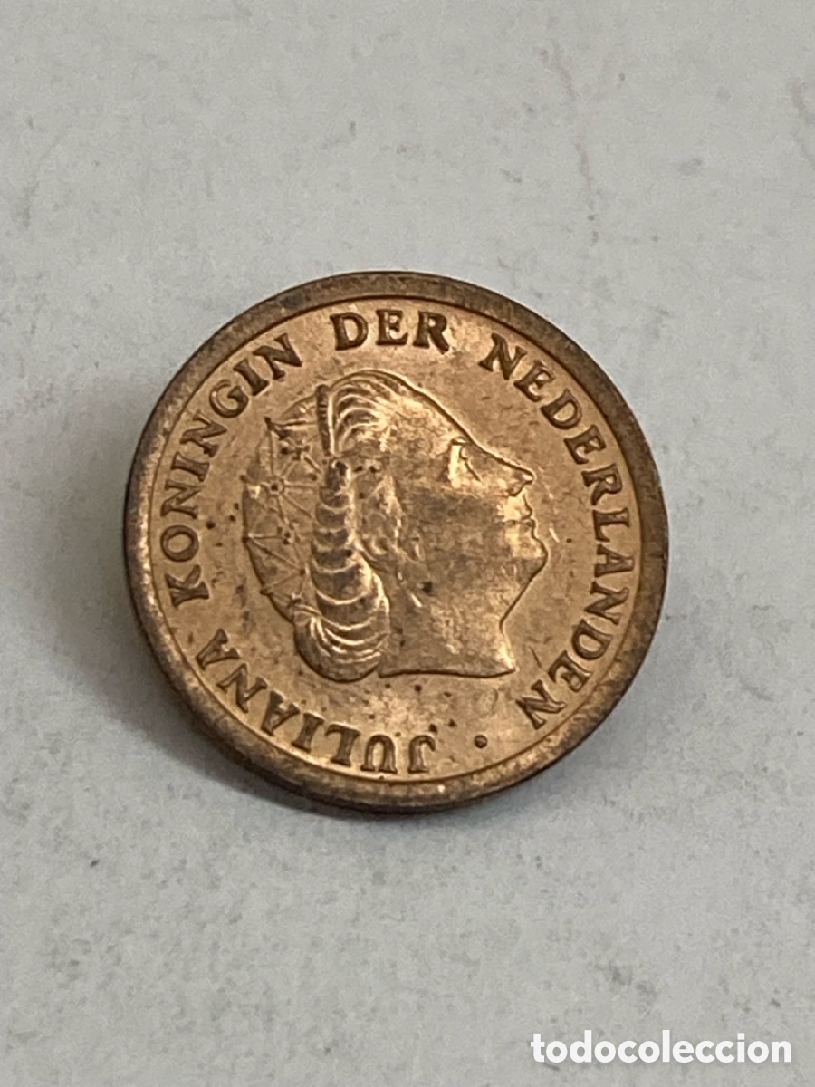 Monedas antiguas de Europa: Moneda 1Cent Holanda 1970 L38 - Foto 2