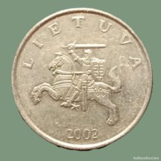 Monedas antiguas de Europa: LITUANIA 1 LITAS; AÑO 2002; KM#111; CIRCULADA (MBC)*DESMONETIZADA*