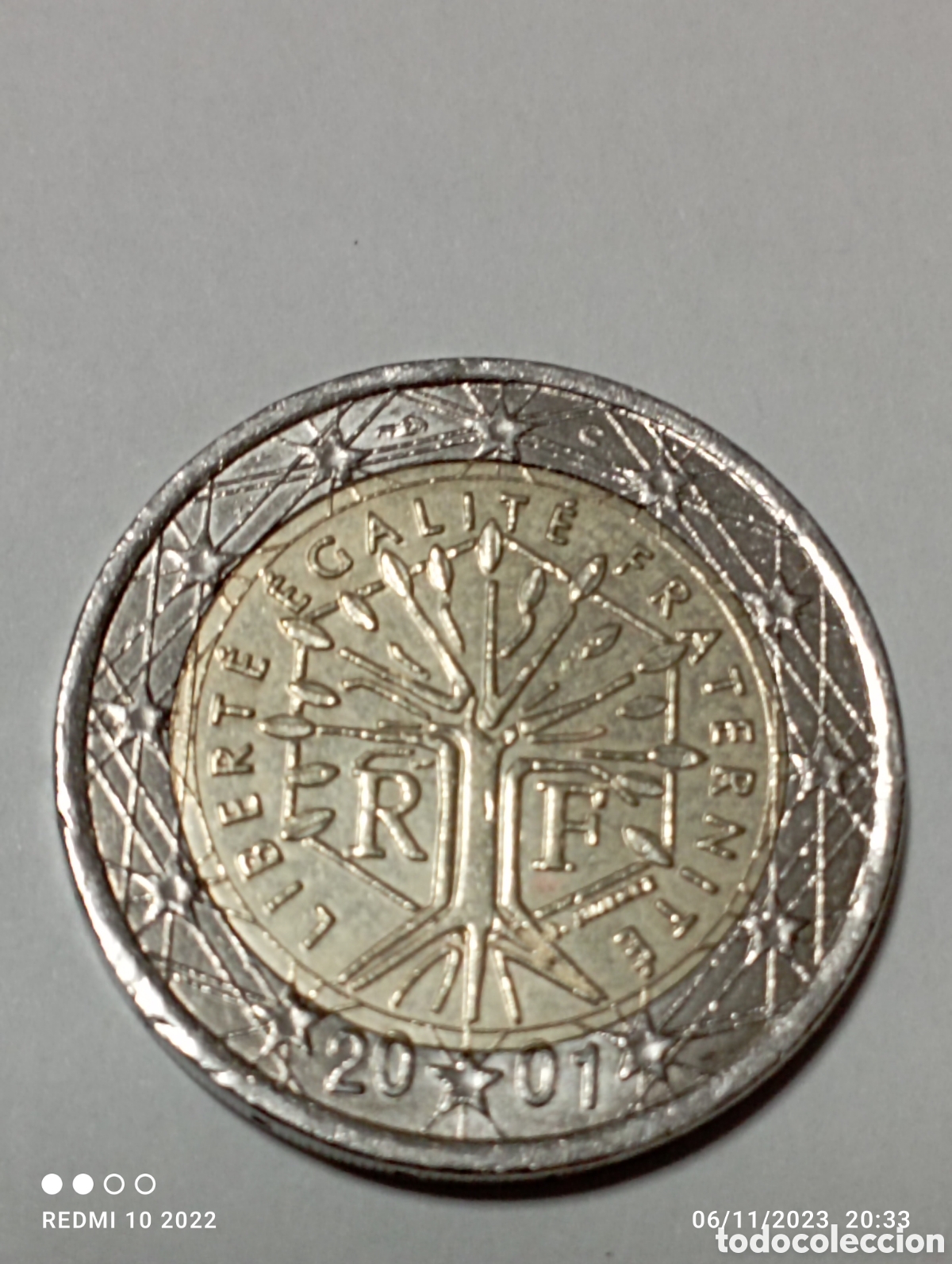 Monedas antiguas de Europa: Moneda de 2&euro; Francia - Foto 1