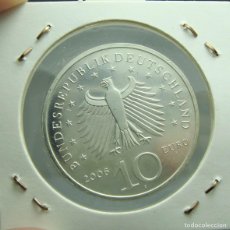 Monedas antiguas de Europa: 10 EUROS. PLATA. ALEMANIA - 2008 - DEUTSCHLAND. KARL FRIEDRICH SCHINKEL. SIN CIRCULAR.