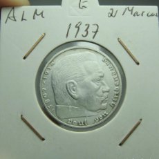 Monedas antiguas de Europa: 2 MARCOS. PLATA. ALEMANIA - 1937 - E