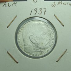 Monedas antiguas de Europa: 2 MARCOS. PLATA. ALEMANIA - 1937 - G