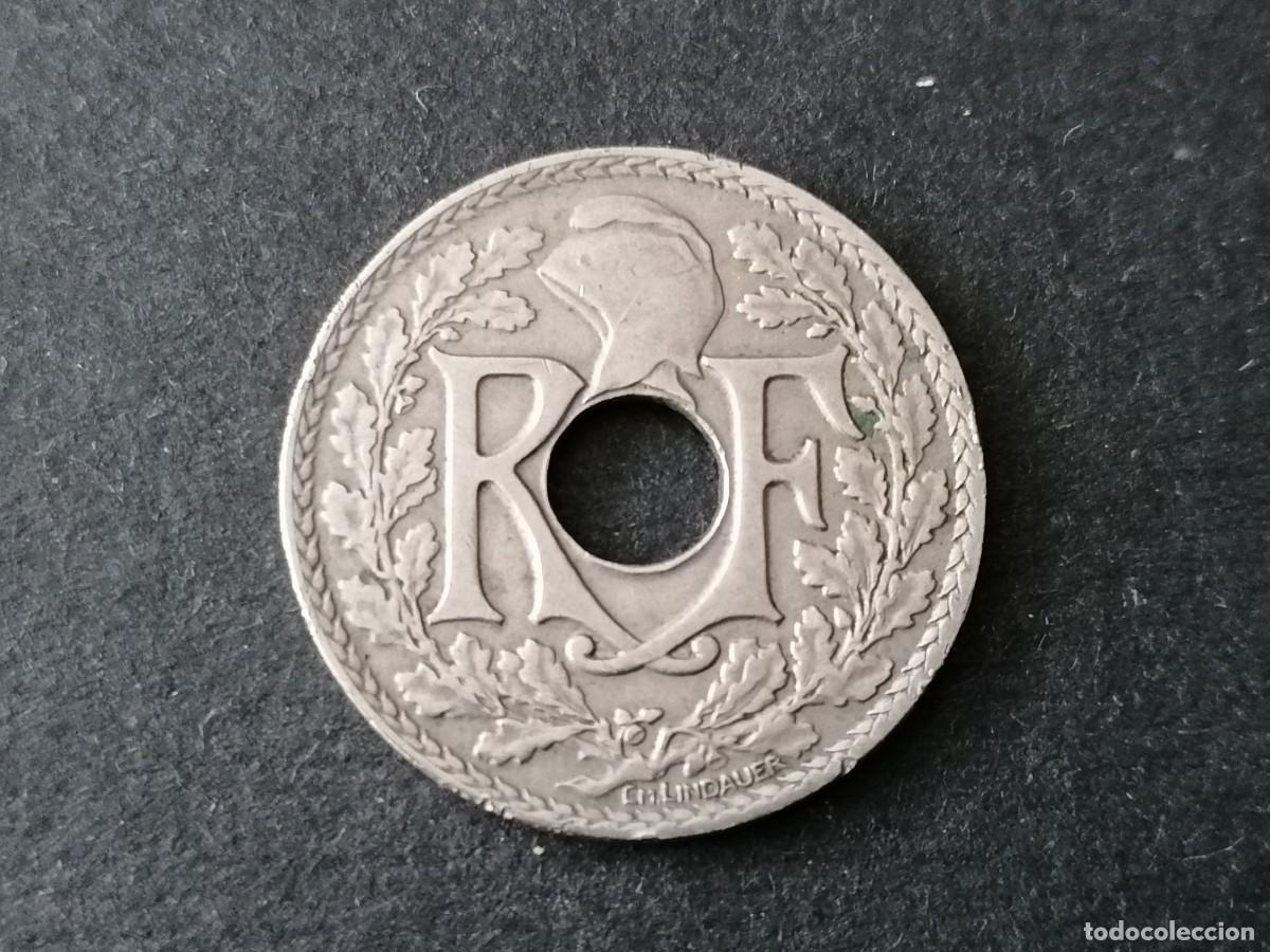 Monedas antiguas de Europa: Moneda 25 cent, Francia, 1921, MBC+ - Foto 2