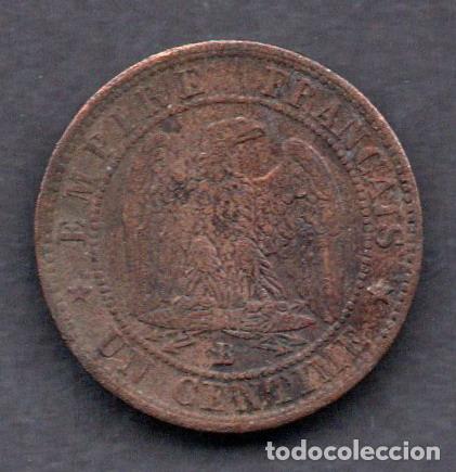 Monedas antiguas de Europa: FRANCIA - 1 CENTIMO 1857 B - Foto 2
