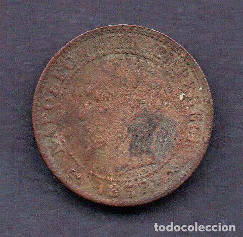 Monedas antiguas de Europa: FRANCIA - 1 CENTIMO 1857 B - Foto 1