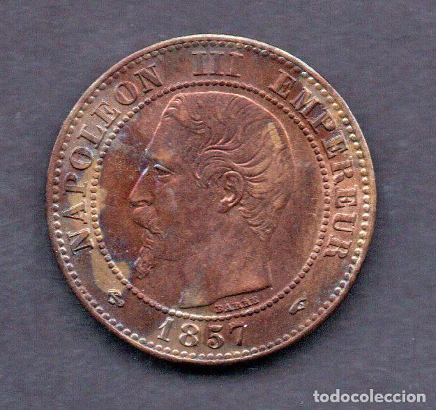 Monedas antiguas de Europa: FRANCIA - 2 CENTIMOS 1857 A - Foto 1