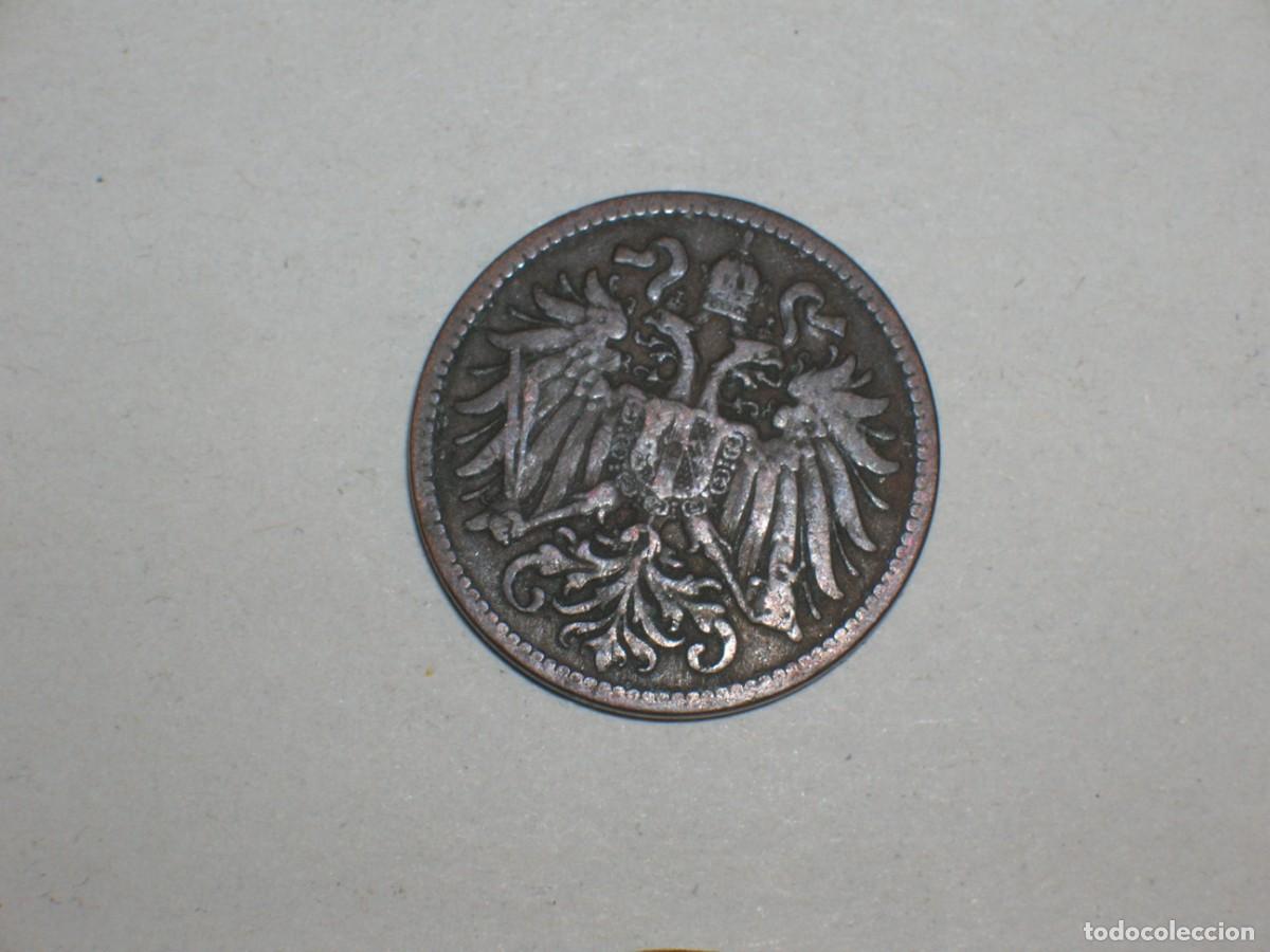 Monedas antiguas de Europa: AUSTRIA 2 heller 1899 (17399) - Foto 1