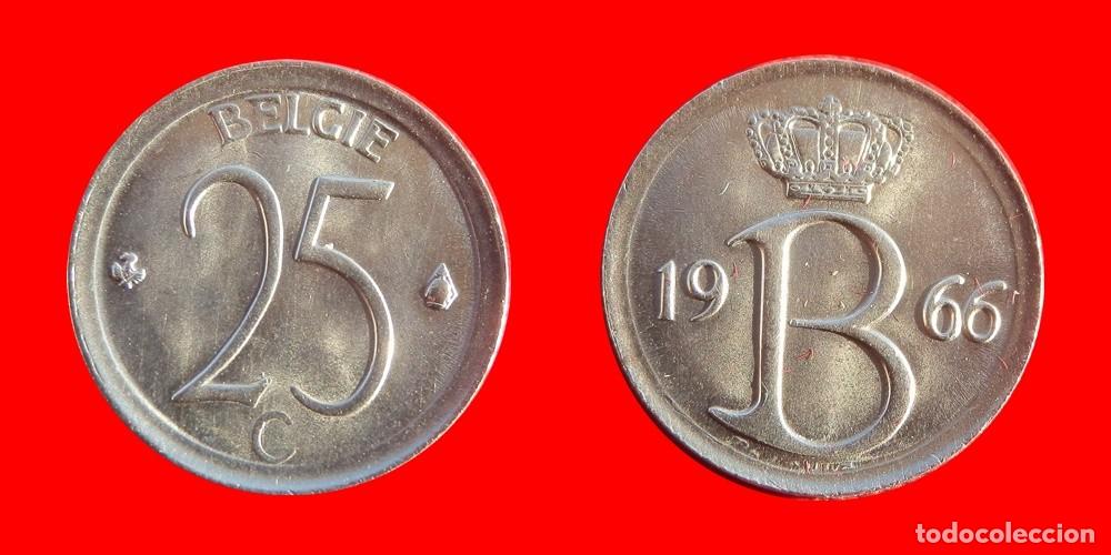 Monedas antiguas de Europa: 25 CENTIMOS 1966 BELGIE BELGICA-99281