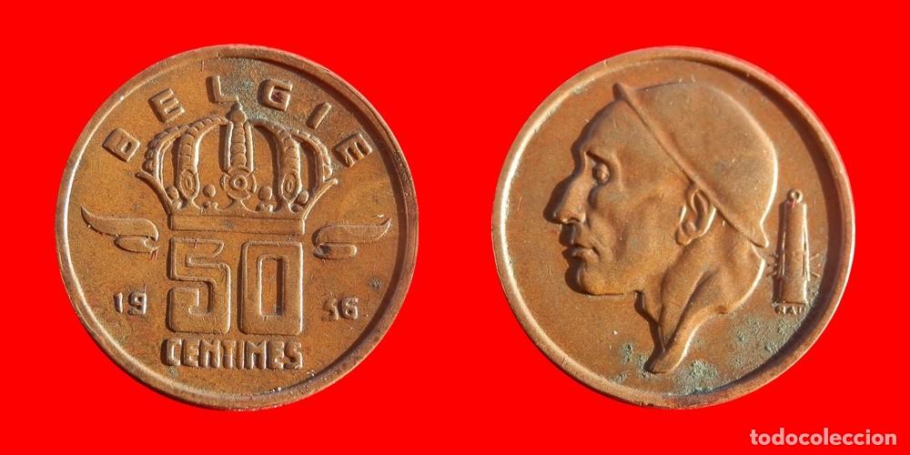 Monedas antiguas de Europa: 50 CENTIMOS 1956 BELGIE BELGICA-99282