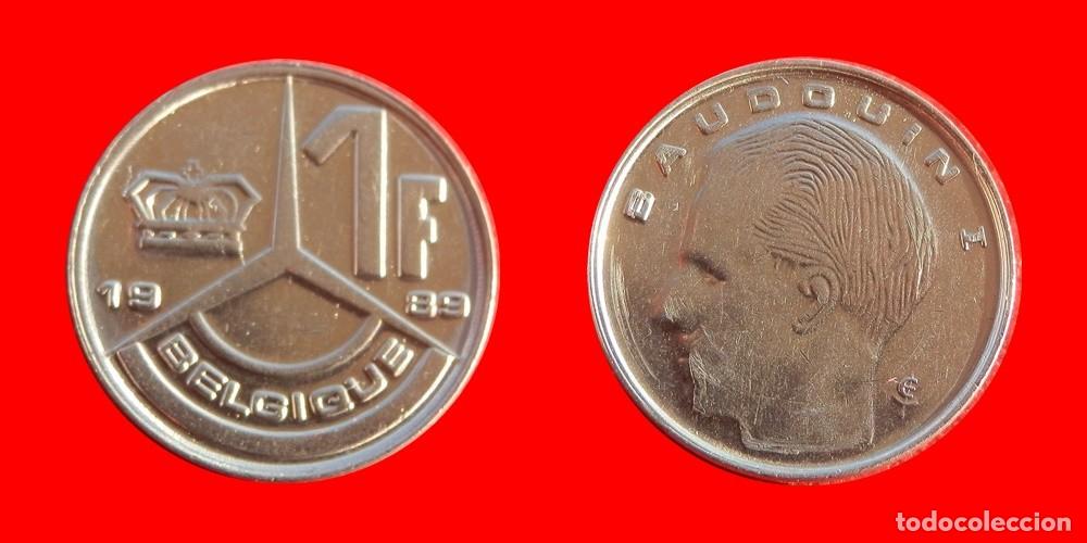 Monedas antiguas de Europa: 1 FRANCO 1989 BELGIQUE BELGICA-99300