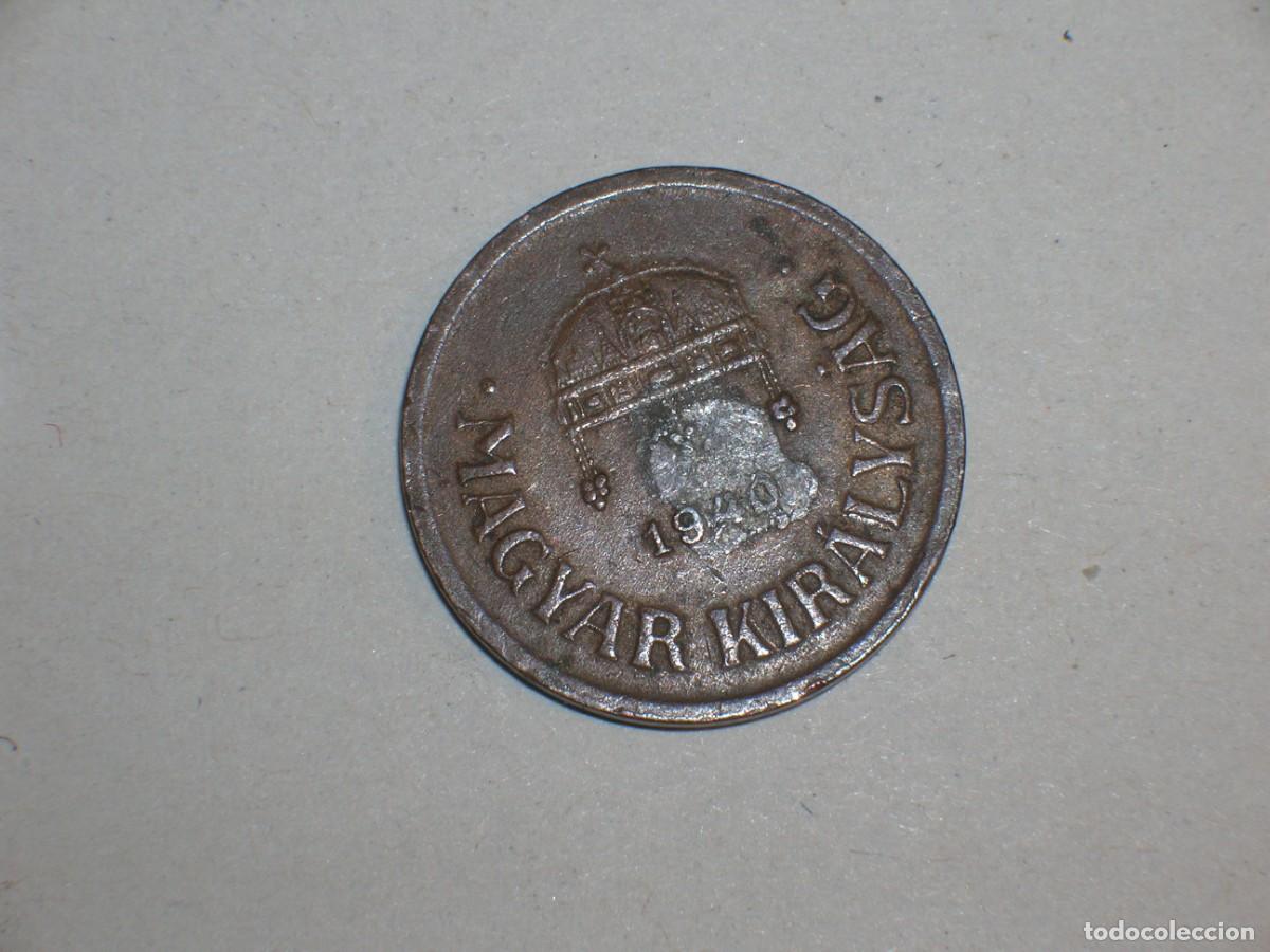 Monete antiche di Europa: HUNGRIA 2 filler 1940, no magn&eacute;tica (17753)