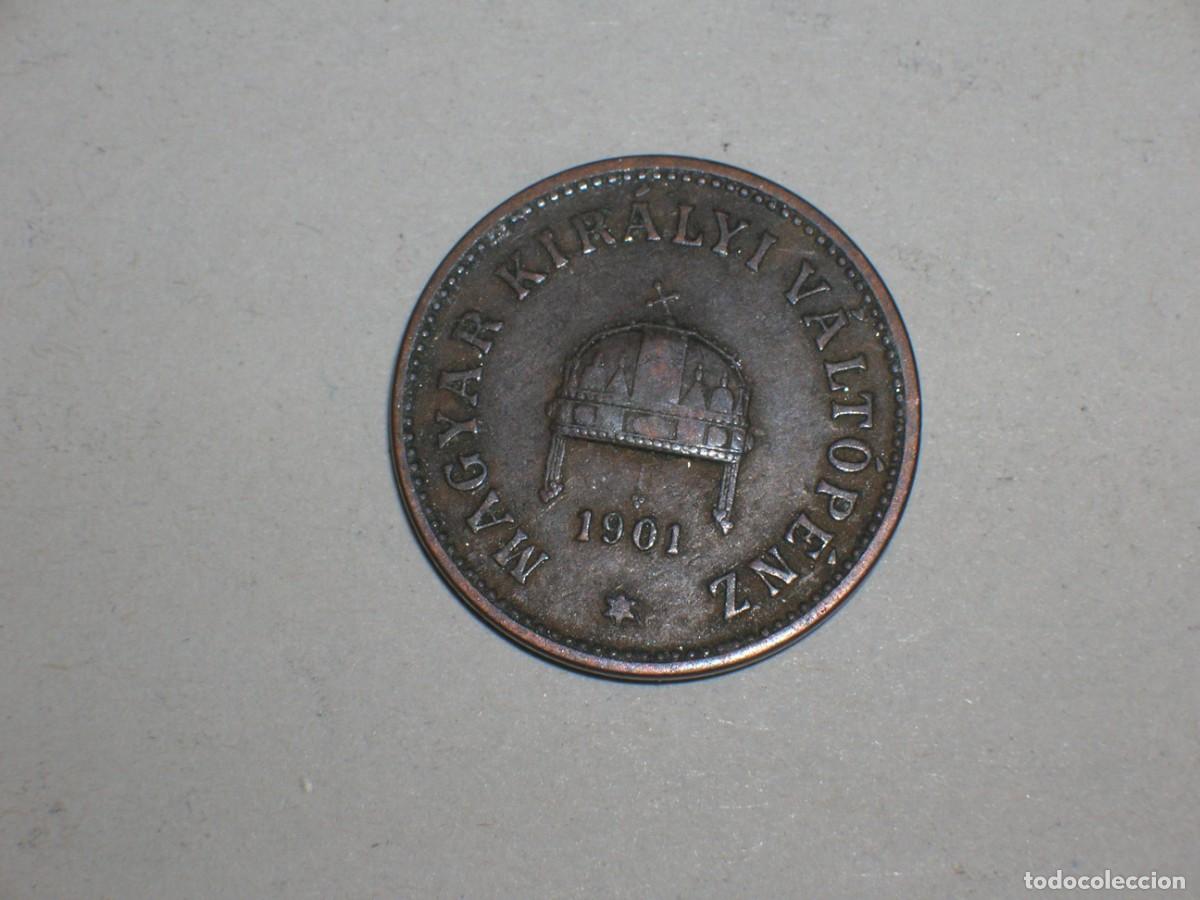 Old Coins of Europe: HUNGRIA 2 filler 1901 (17780)