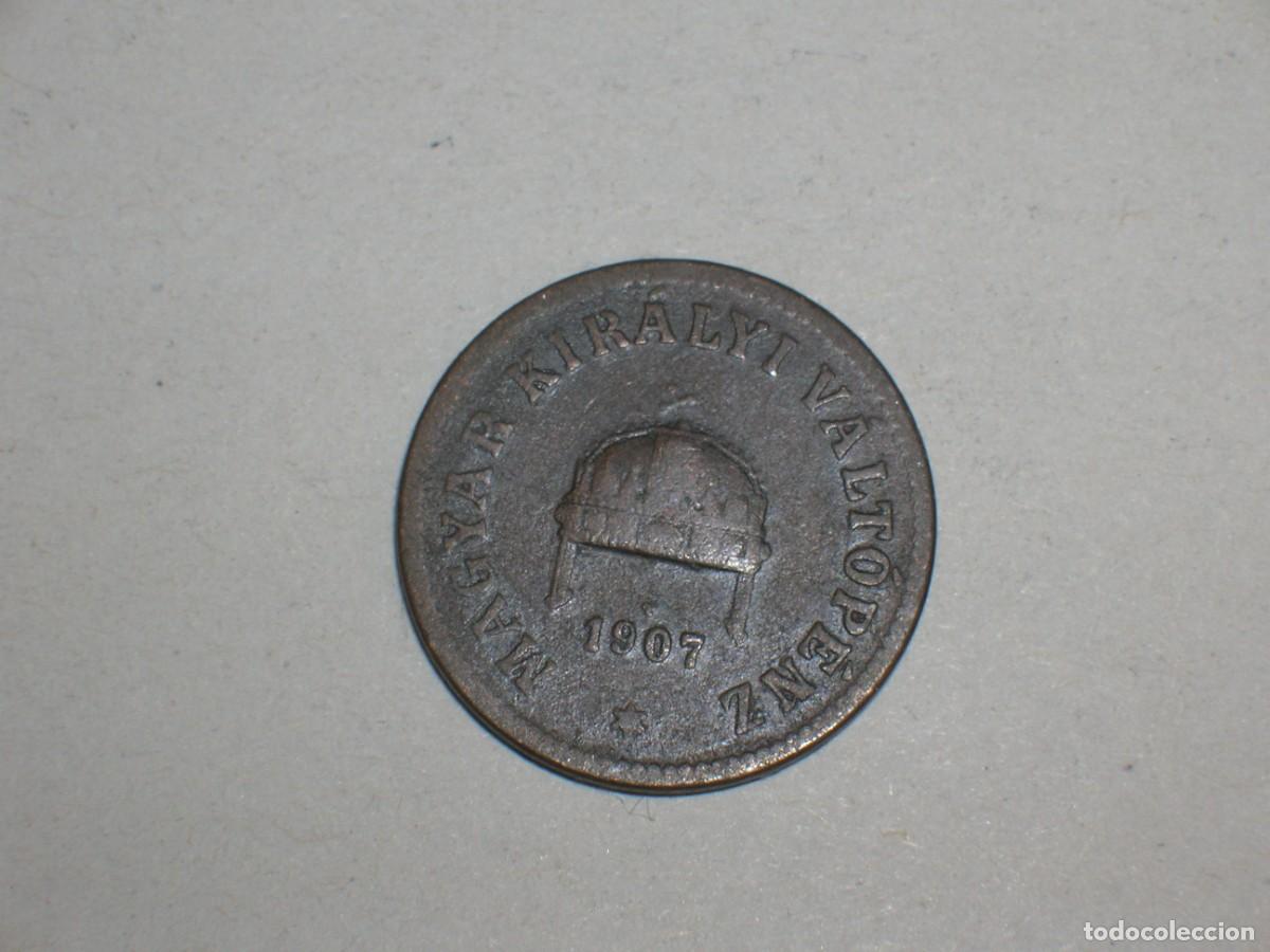 Old Coins of Europe: HUNGRIA 2 filler 1907 (17784)