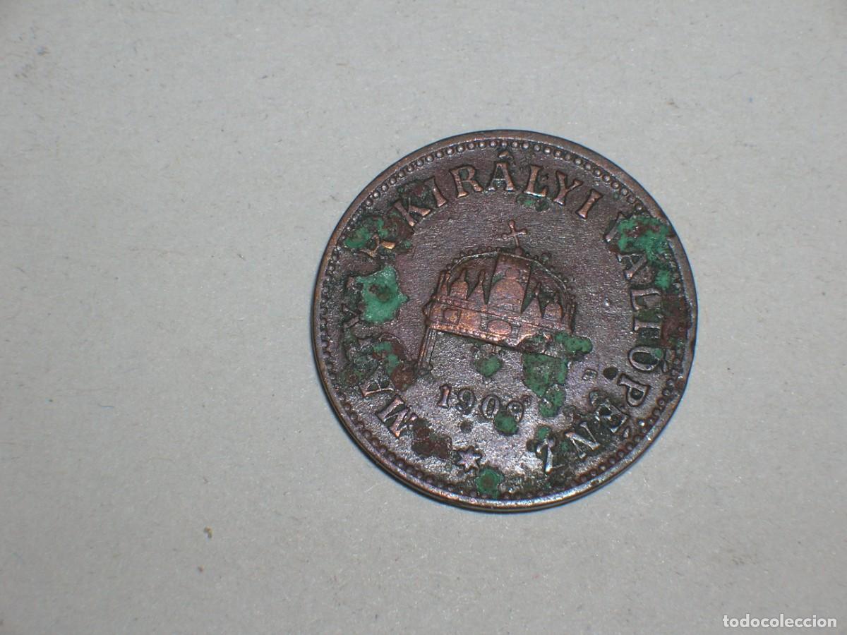 Old Coins of Europe: HUNGRIA 2 filler 1909 (17788)