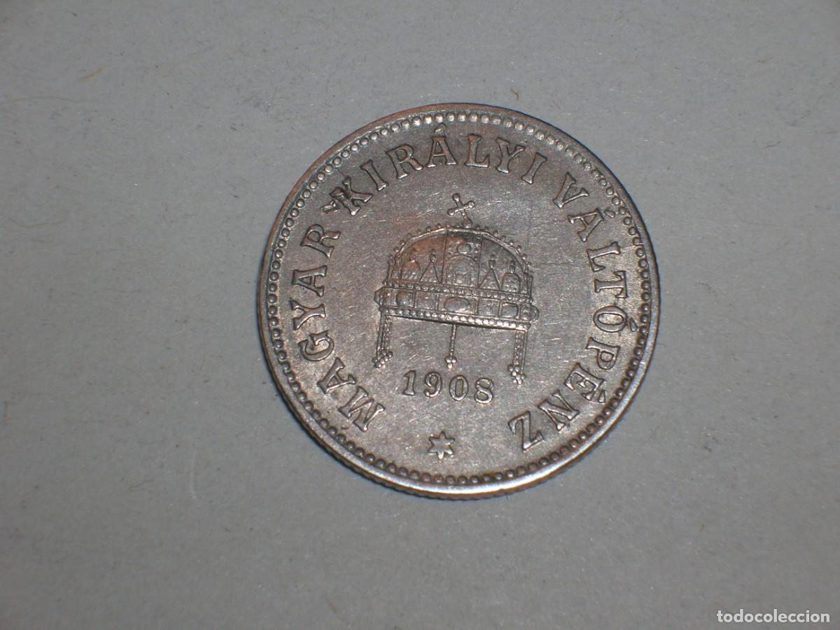 Monete antiche di Europa: HUNGRIA 10 filler 1908 (17812)