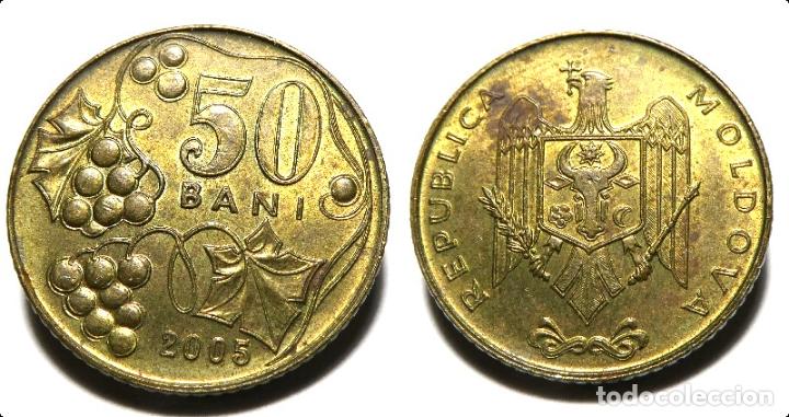 Monedas antiguas de Europa: MONEDA DE MOLDAVIA 50 BANI 2005 - Foto 1