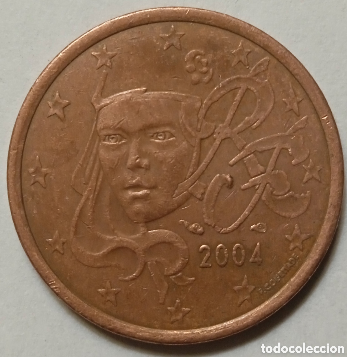 Monedas antiguas de Europa: 5 C&Eacute;NTIMOS/2004 ( FRANCIA) - Foto 1