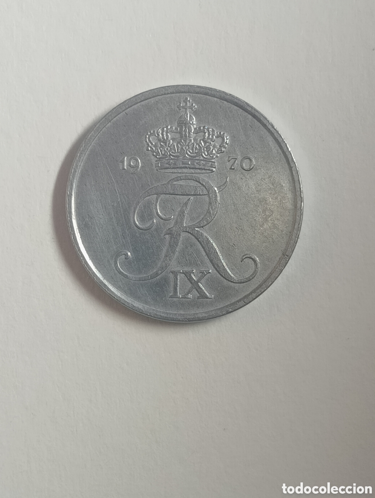 Monedas antiguas de Europa: DINAMARCA 1&Oslash;RE 1970cs - Foto 1