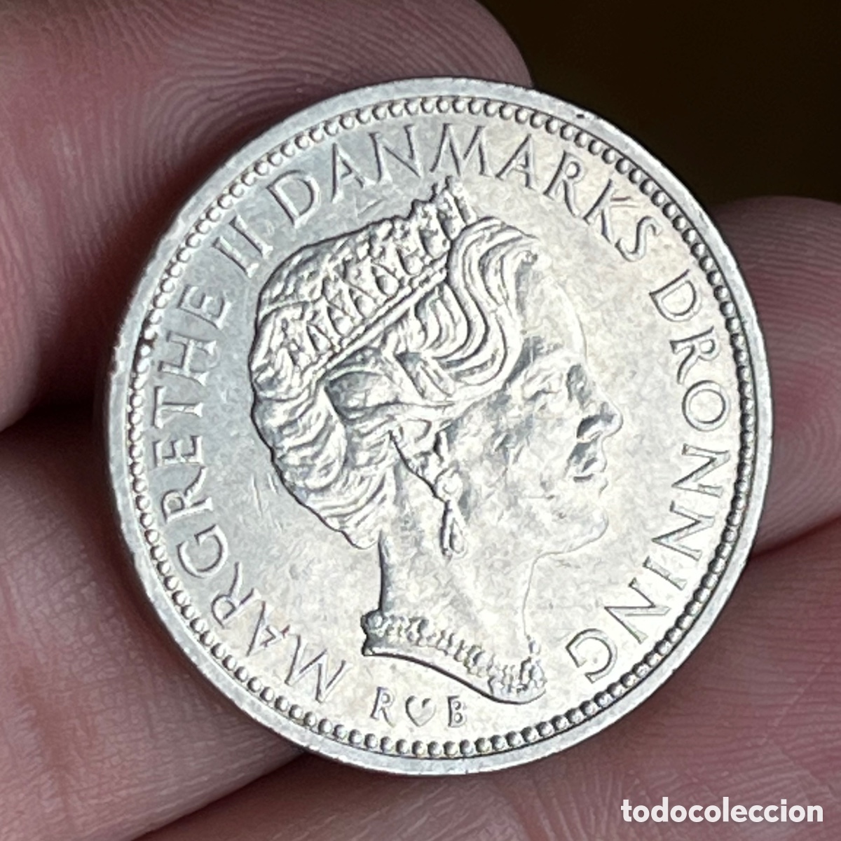 Monedas antiguas de Europa: 10 kroner 1984 Dinamarca - Foto 1