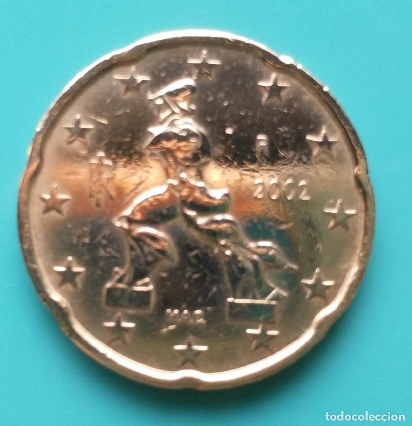 Monedas antiguas de Europa: moneda 20 c&eacute;ntimos Italia 2002 - Foto 1
