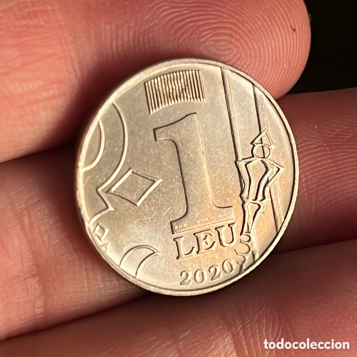 Monedas antiguas de Europa: 1 leu 2020 Moldavia - Foto 2