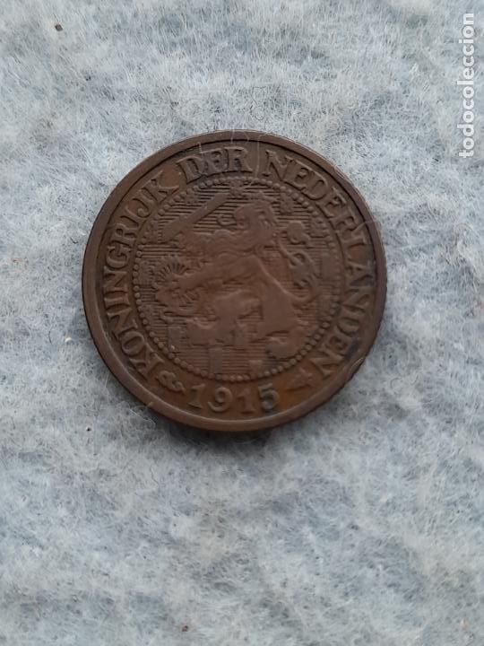Monedas antiguas de Europa: Holanda. 1 C&eacute;ntimo. A&ntilde;o 1915. - Foto 1