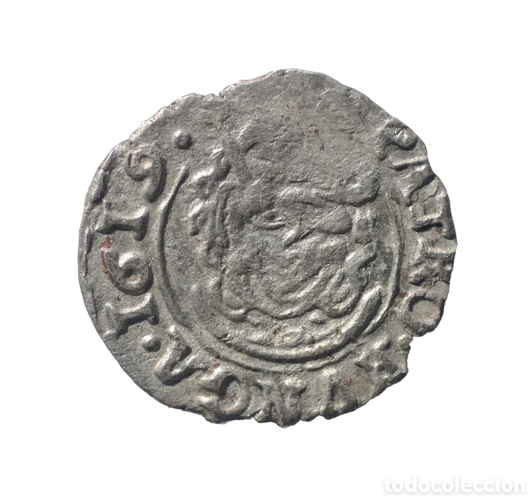 Monedas antiguas de Europa: DENARIO 1619 FERNANDO II HUNGRIA PLATA