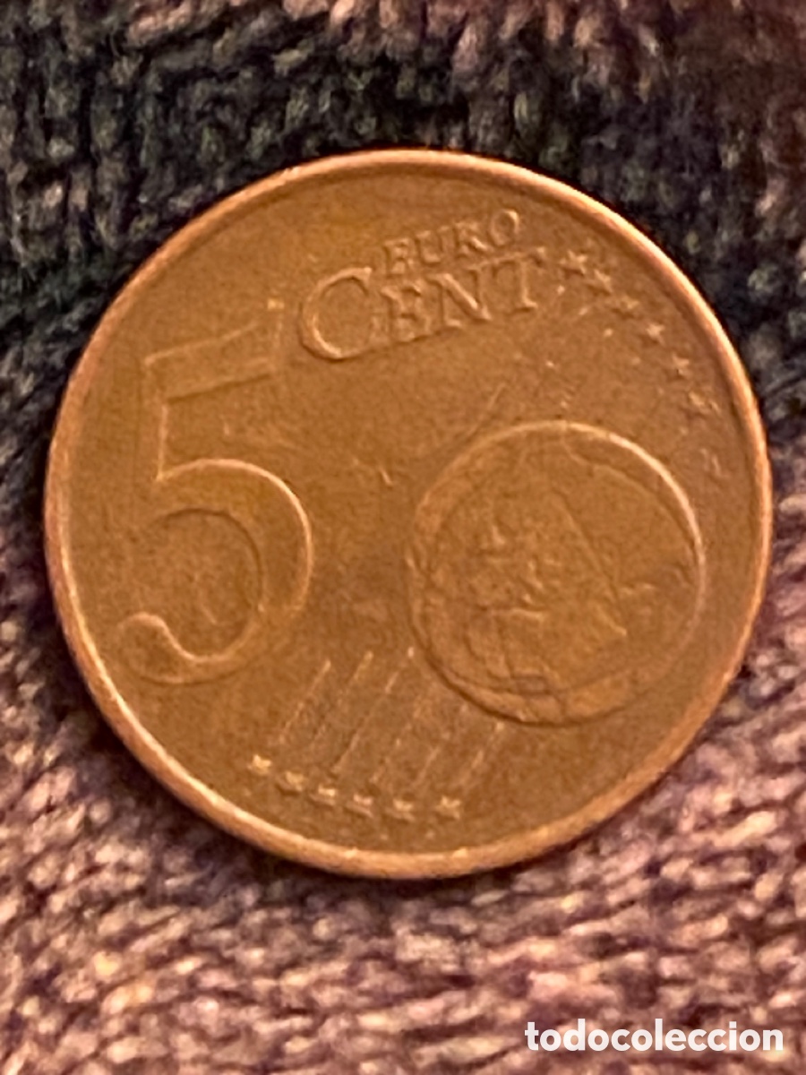 Monedas antiguas de Europa: Moneda de 5 c&eacute;ntimos acu&ntilde;ada en el 2002 Austria - Foto 2