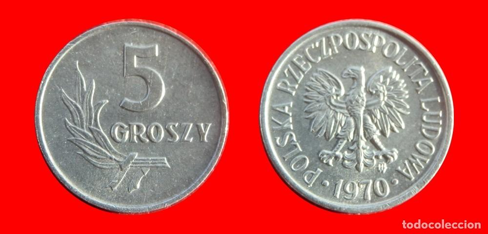 Monedas antiguas de Europa: 5 GROSZY 1970 POLONIA-99840
