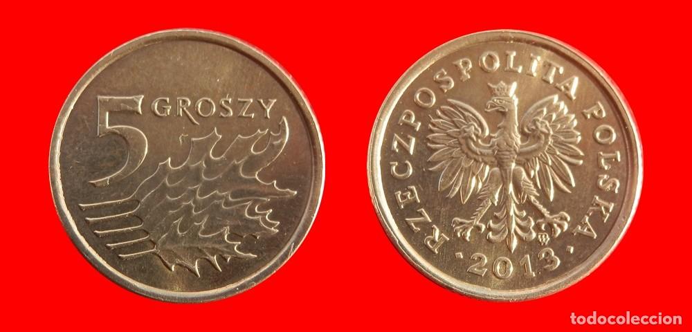 Monedas antiguas de Europa: 5 GROSZY 2013 POLONIA-99843