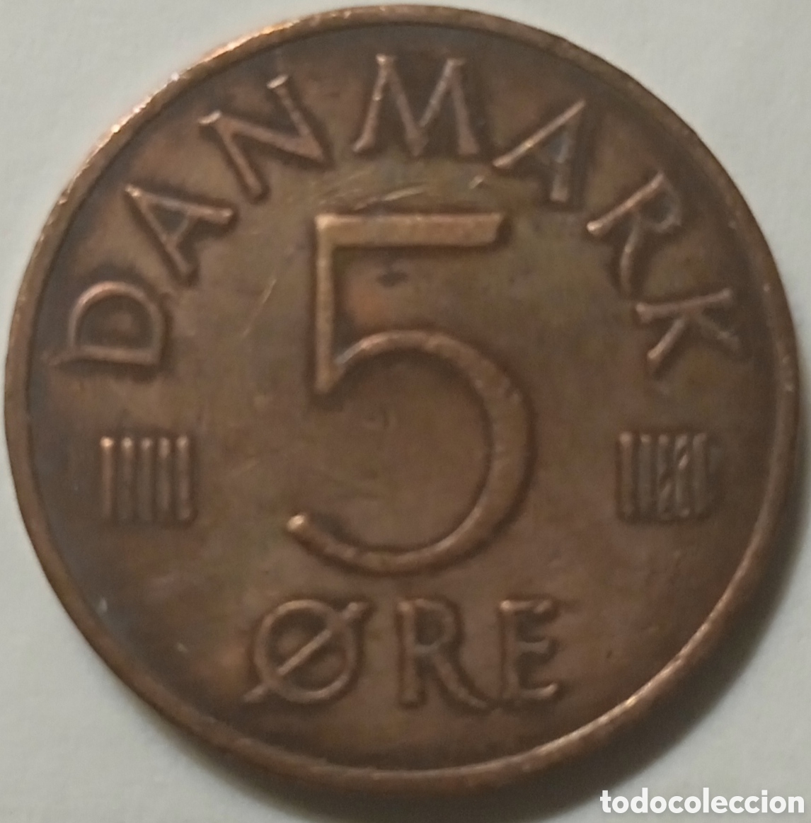Monedas antiguas de Europa: 5 &Oslash;RE/1977SB (DINAMARCA) - Foto 2