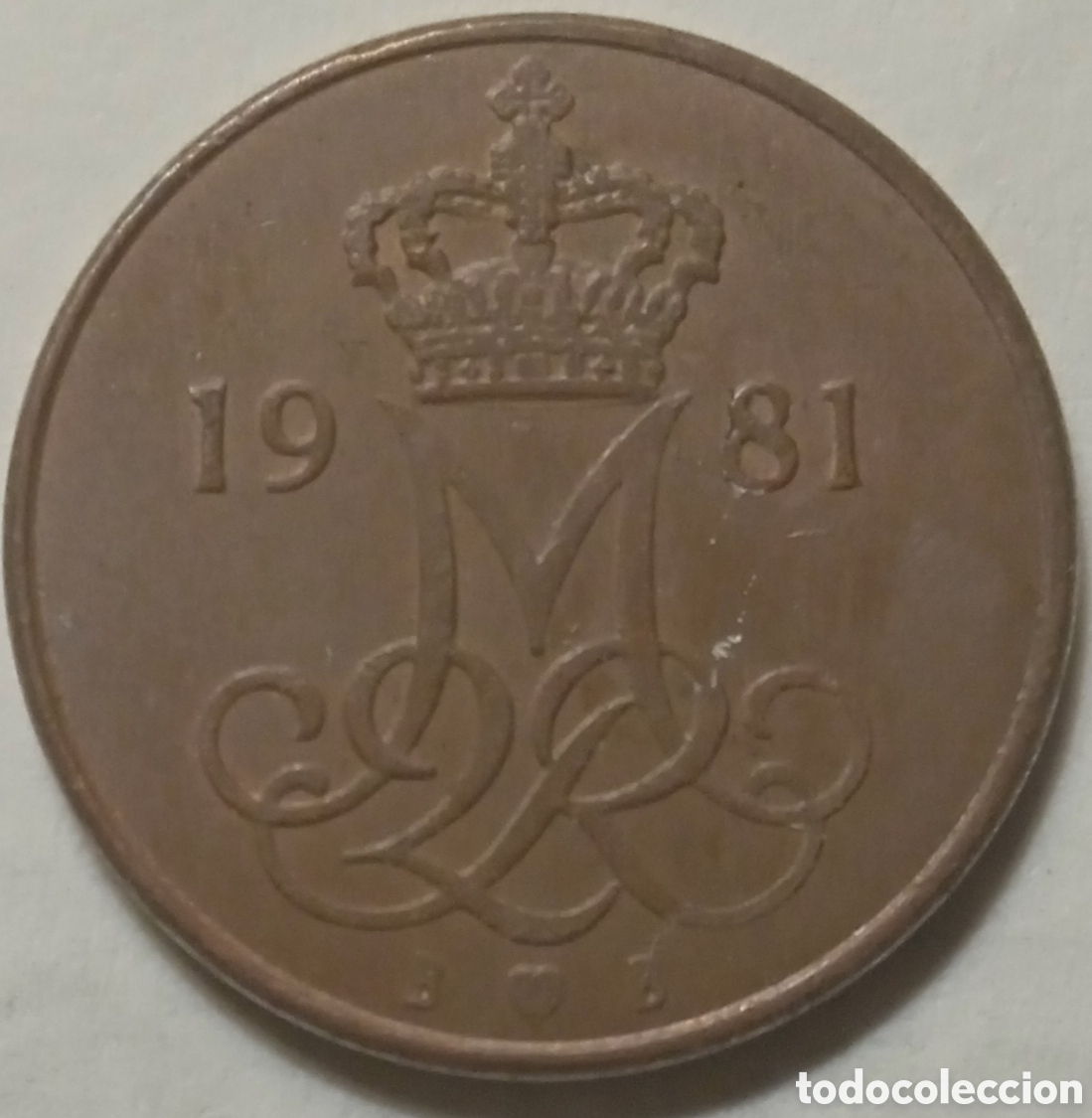Monedas antiguas de Europa: 5 &Oslash;RE/1981BB (DINAMARCA) - Foto 1