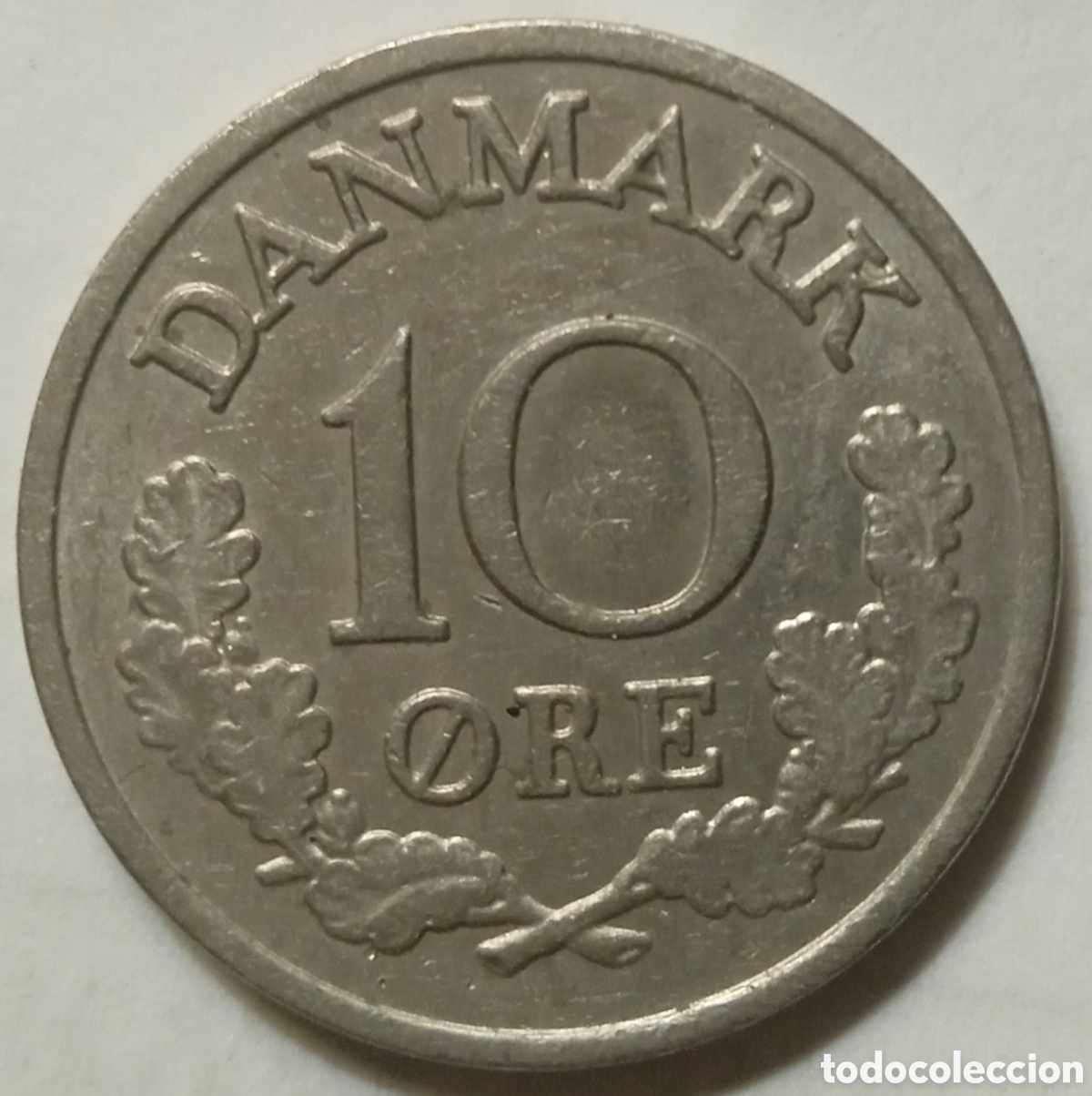 Monedas antiguas de Europa: 10 &Oslash;RE/1966CS (DINAMARCA) - Foto 2