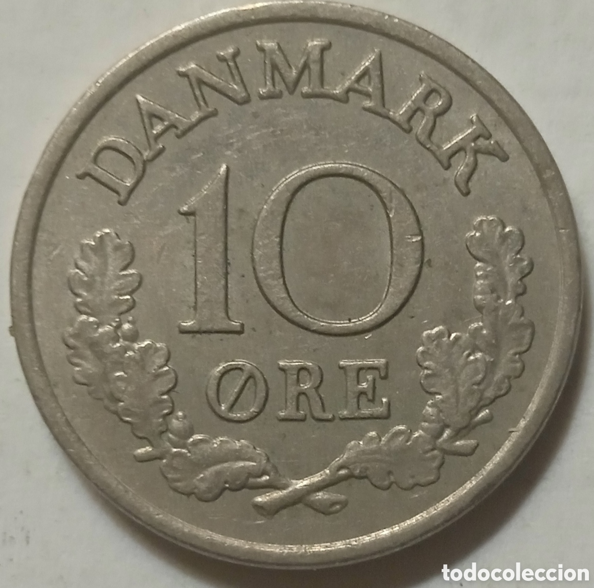 Monedas antiguas de Europa: 10 &Oslash;RE/1972SS (DINAMARCA) - Foto 2