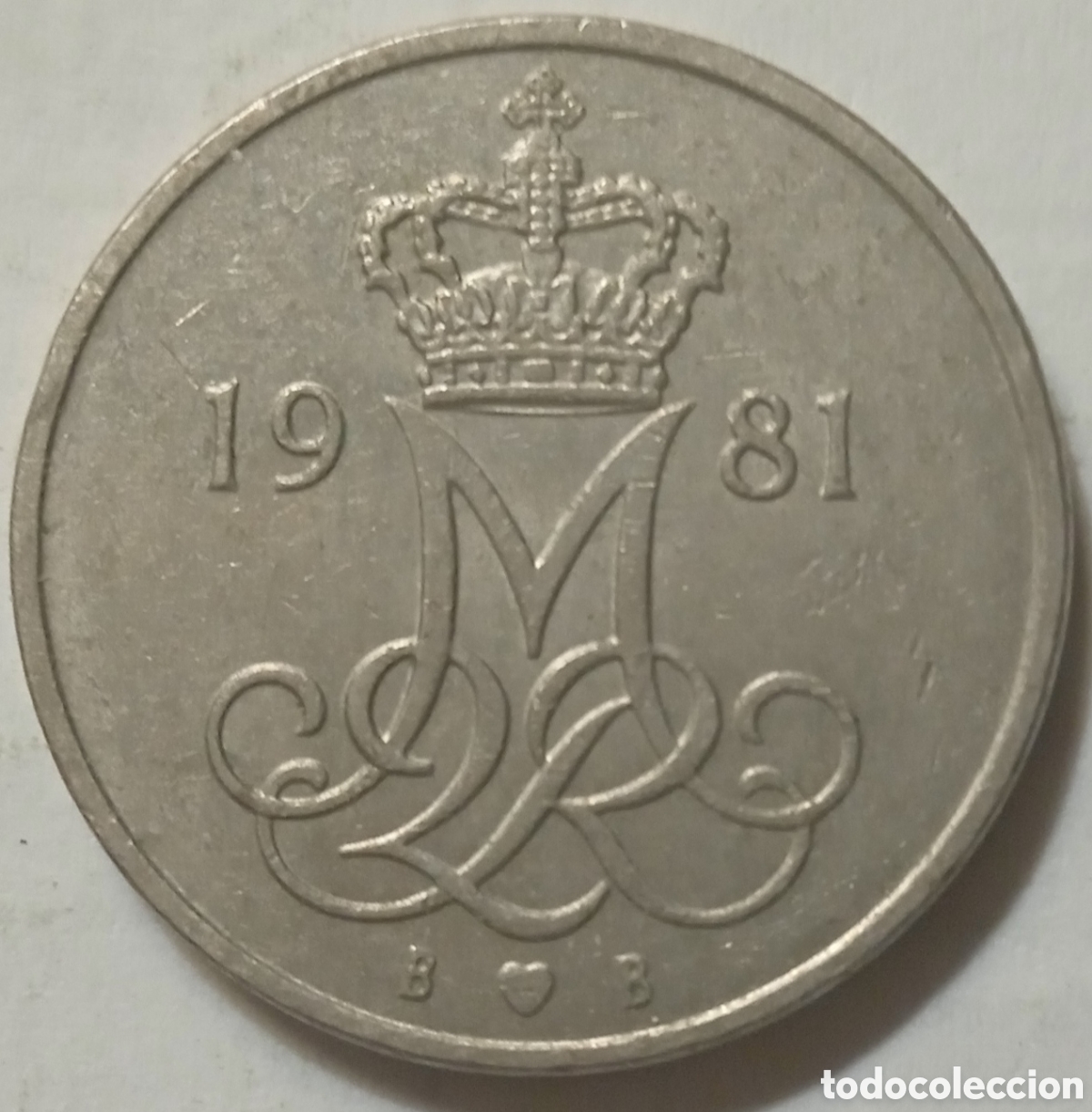 Monedas antiguas de Europa: 10 &Oslash;RE/1981BB (DINAMARCA) - Foto 1