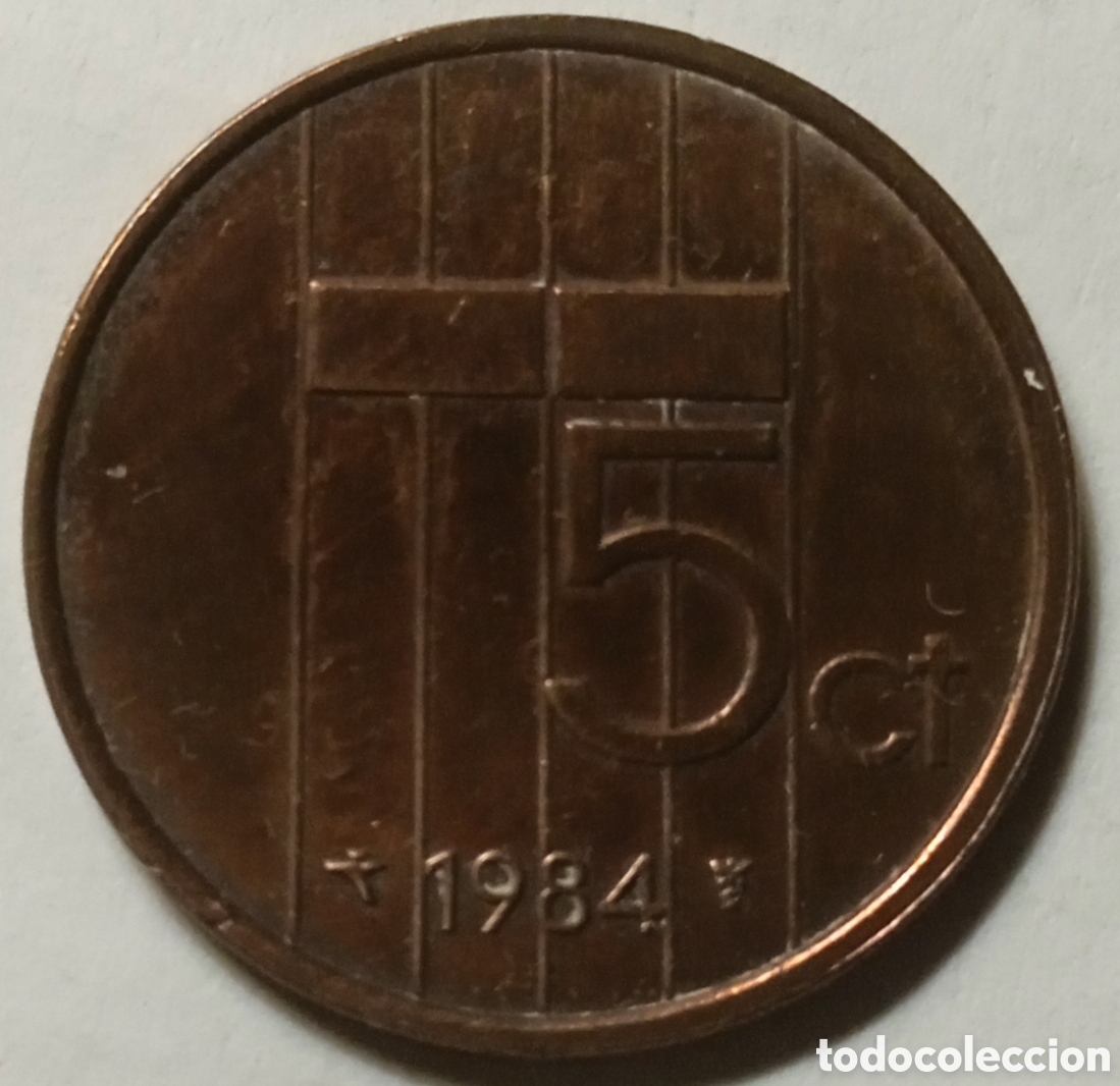Monedas antiguas de Europa: 5 CENTS/1984 (HOLANDA) - Foto 1