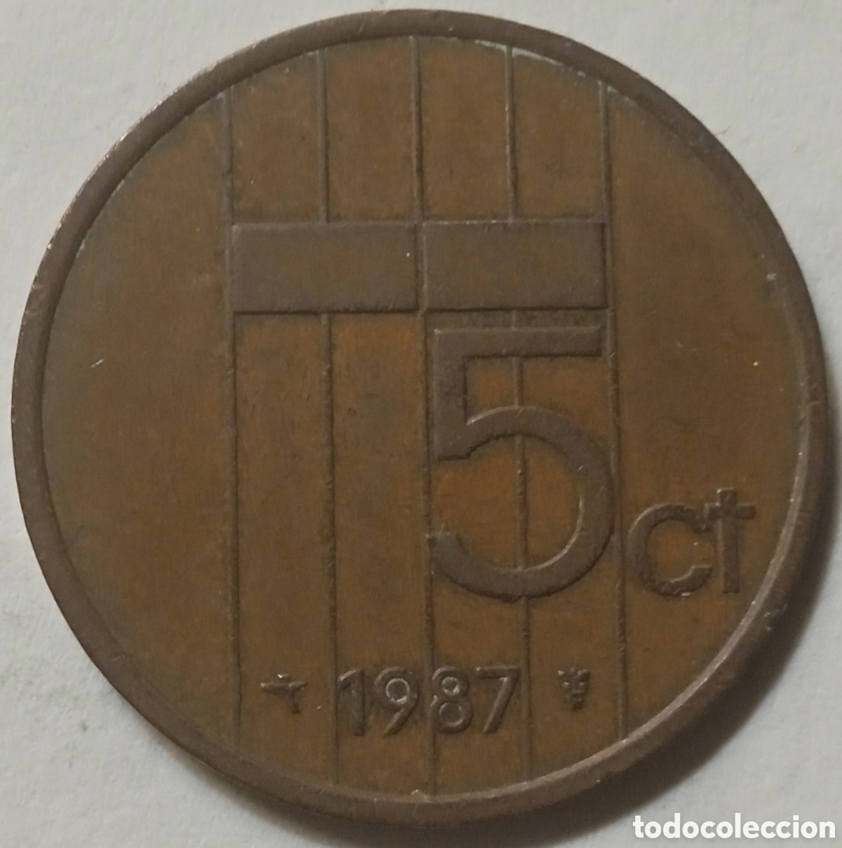 Monedas antiguas de Europa: 5 CENTS/1987 (HOLANDA) - Foto 1