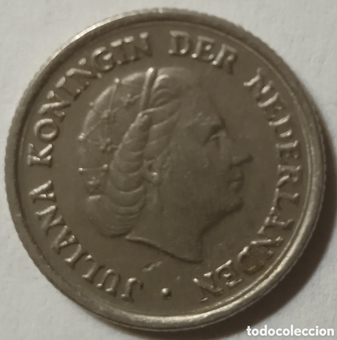 Monedas antiguas de Europa: 10 CENTS/1974 (HOLANDA) - Foto 2