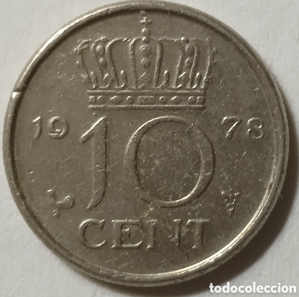 Monedas antiguas de Europa: 10 CENTS/1978 (HOLANDA) - Foto 1