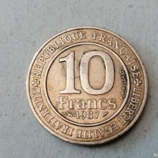 Monedas antiguas de Europa: MONEDA , 10 FRANCOS, FRANCIA ,MBC+, 1987,
