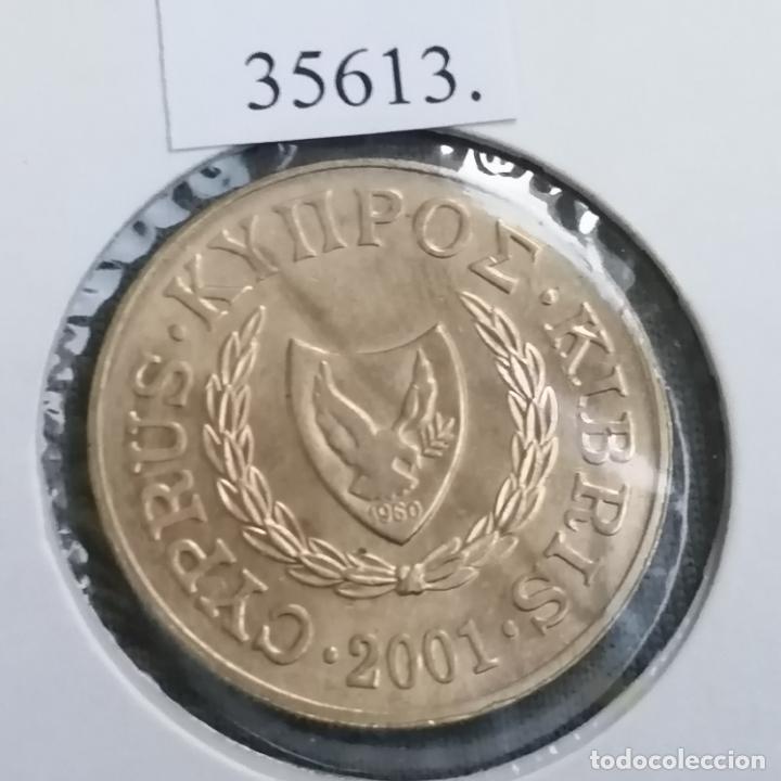 Monedas antiguas de Europa: Chipre , 20 c&eacute;ntimos 2001 - Foto 2