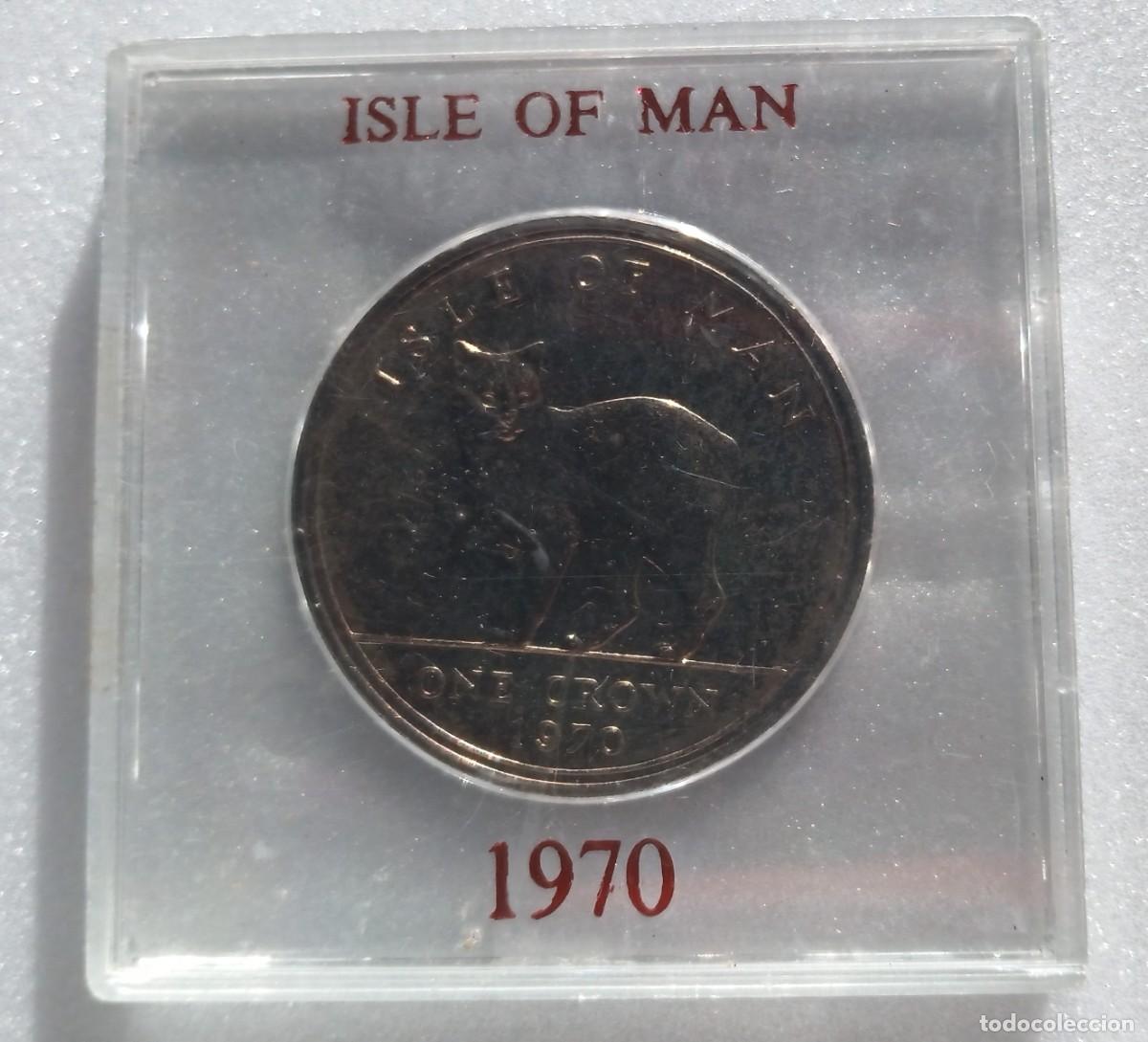 Monedas antiguas de Europa: ISLA DE MAN, CORONA 1970 - Foto 1