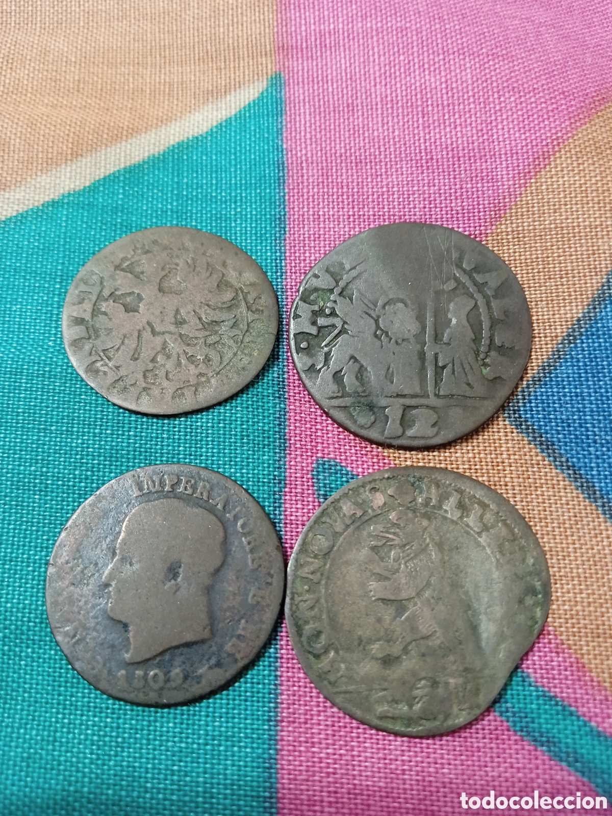 Alte M&uuml;nzen aus Europa: CUATRO INTERESANTES MONEDAS A CLASIFICAR IDENTIFICAR 18 A 21 MM.