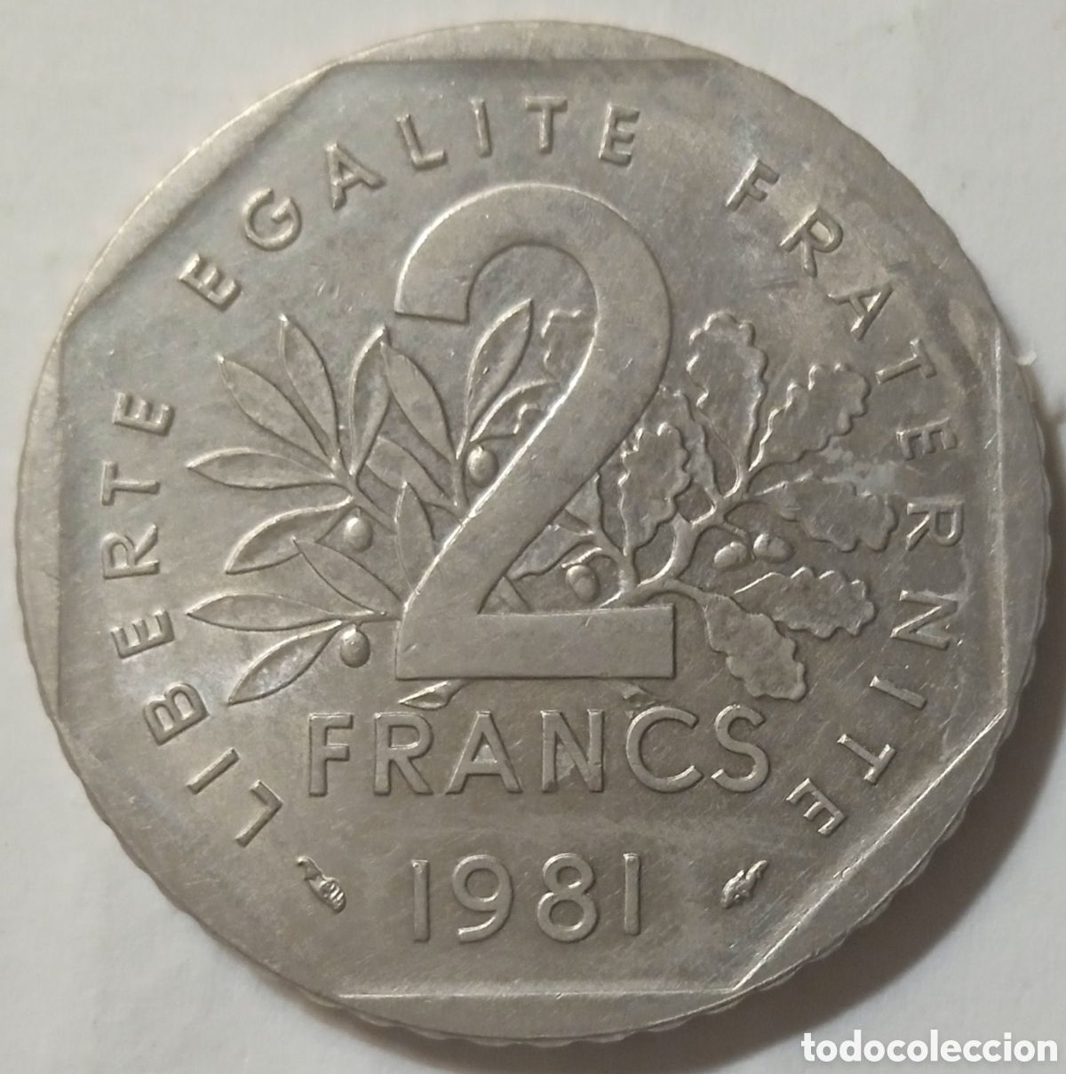 Monedas antiguas de Europa: 2 FRANCOS/1981 (FRANCIA) - Foto 1